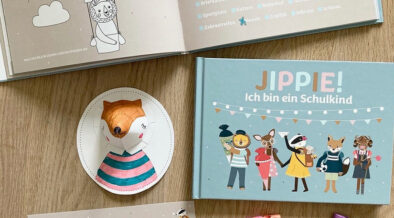 Das Buch "JIPPIE! Ich bin ein Schulkind" von Nellie und Finn. Eine von vielen Geschenkideen zum Schulanfang.