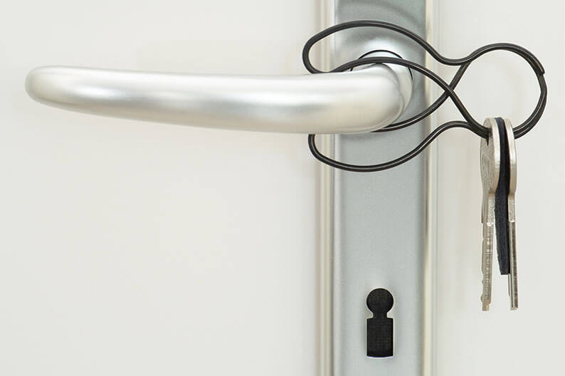 Der Keybunny sorgt dafür, dass man seine Schlüssel immer und überall befestigen kann.